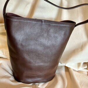 J. Crew Berkeley bucket bag in suede and leather